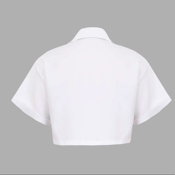 White crop shirt - Picture 2 of 7